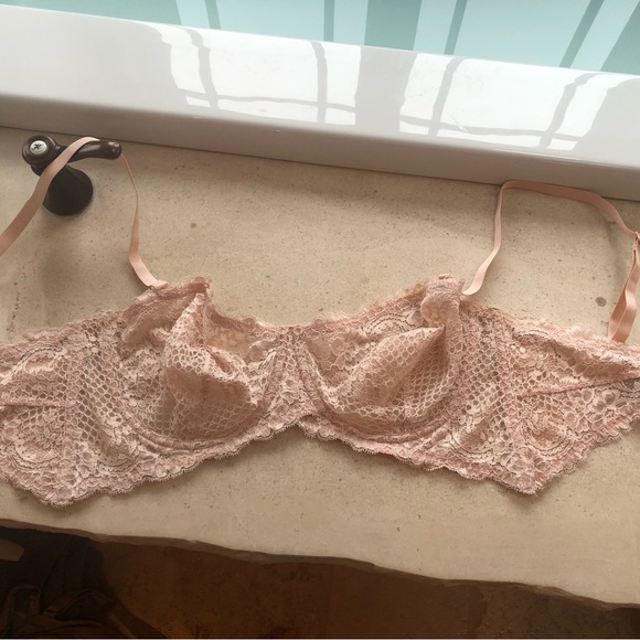 Free people lindy loo  pink underwire bra 36 DD - Picture 5 of 6